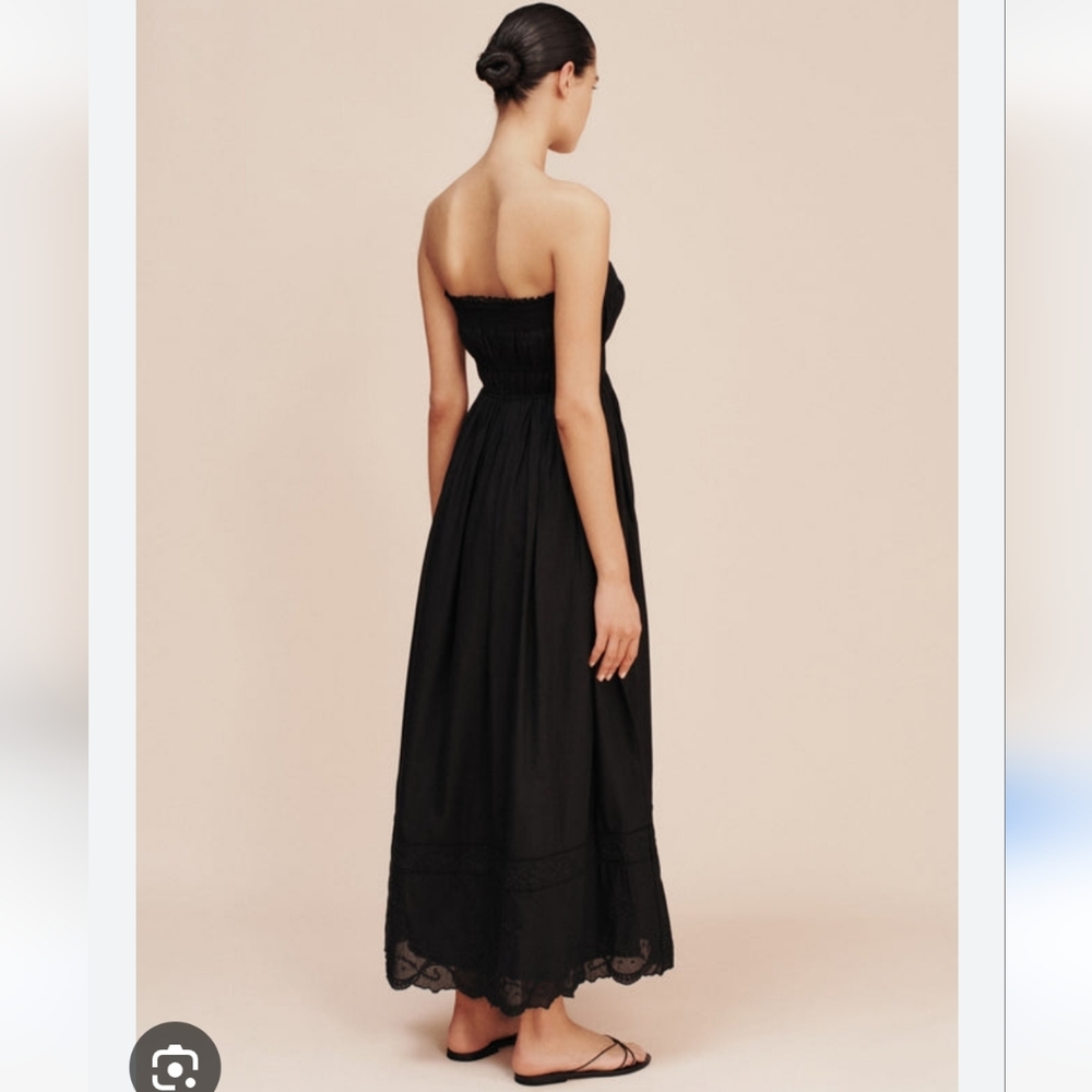 Posse Mylah Strapless Dress In Black